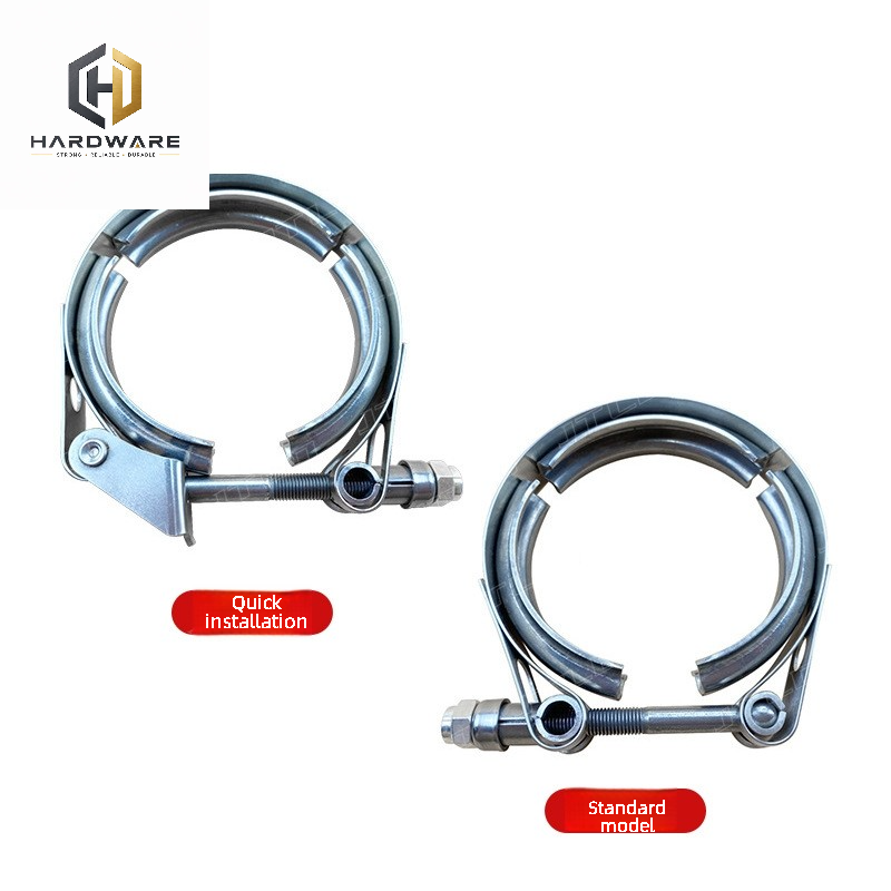 Exhaust V Band Clamp Flange Kit Stainless - Eplus Car 304 Stainless Steel V