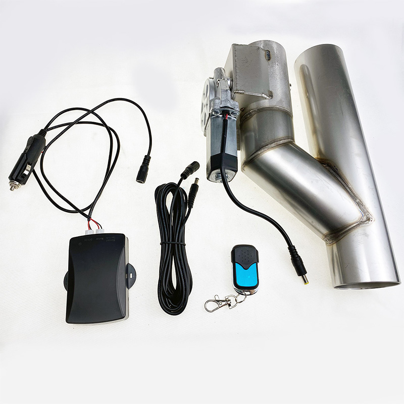 Dual Exhaust Cutout Valve Y Pipe Stainless - 304 Stainless Steel Y Pipe Electric