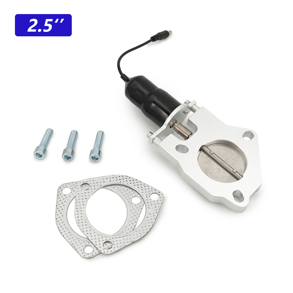 Electric Exhaust Cutout Valve Kit 2.5 3.0 - Universal Exhaust Electric Exhaust Valve 2.5