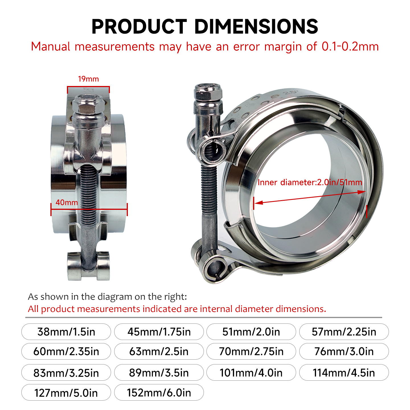 304 Stainless Steel V Band Cla - Exhaust V Band Clamp Flange Kit Stainless ulasan dan harga