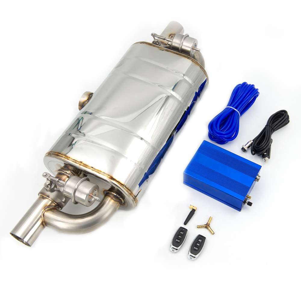 Universal T-Type Exhaust Muffl - Exhaust Dump Valve With Wireless Remote ulasan dan harga