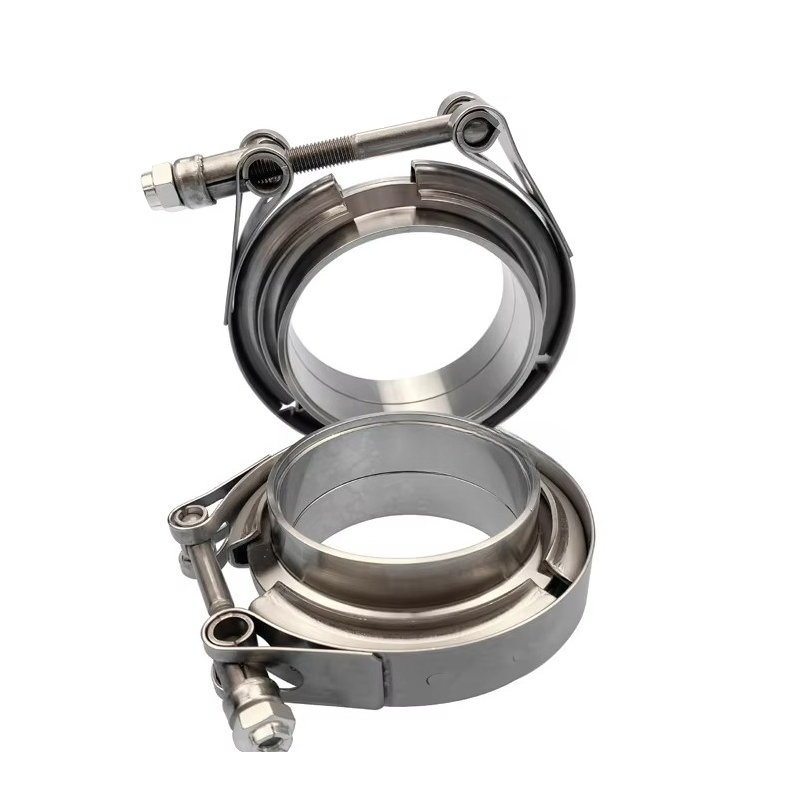 304 Stainless Steel Quick Rele - Exhaust V Band Clamp Flange Kit Stainless ulasan dan harga