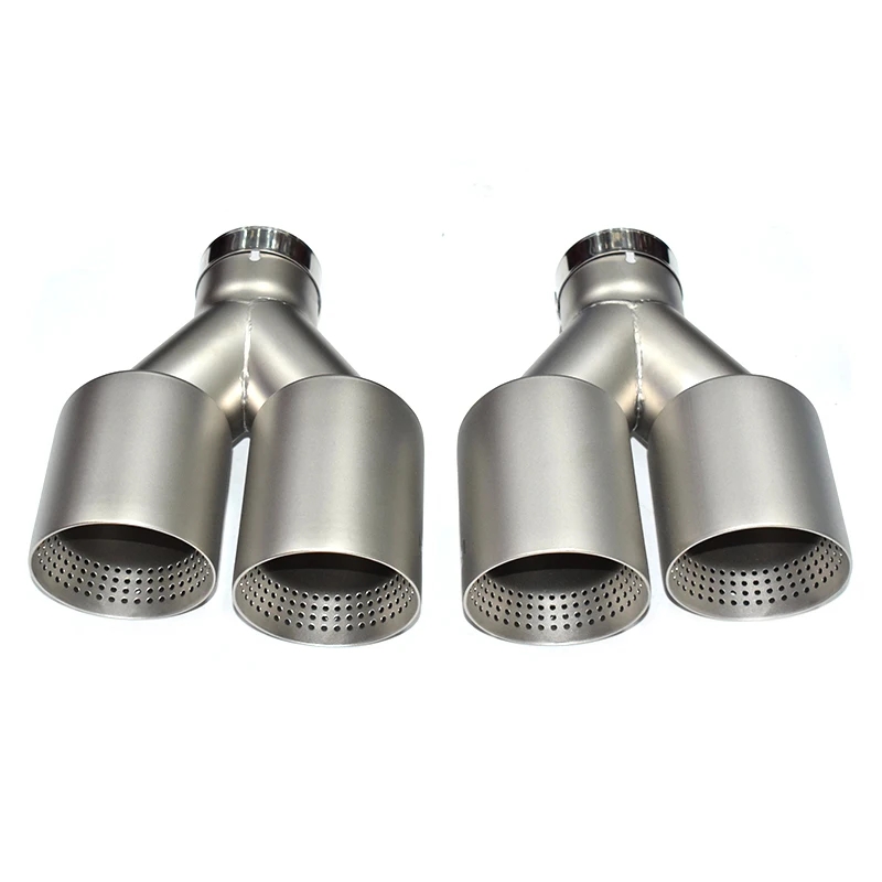 Universal Matte Silver Stainle - Exhaust Muffler Stainless Steel Universal ulasan dan harga