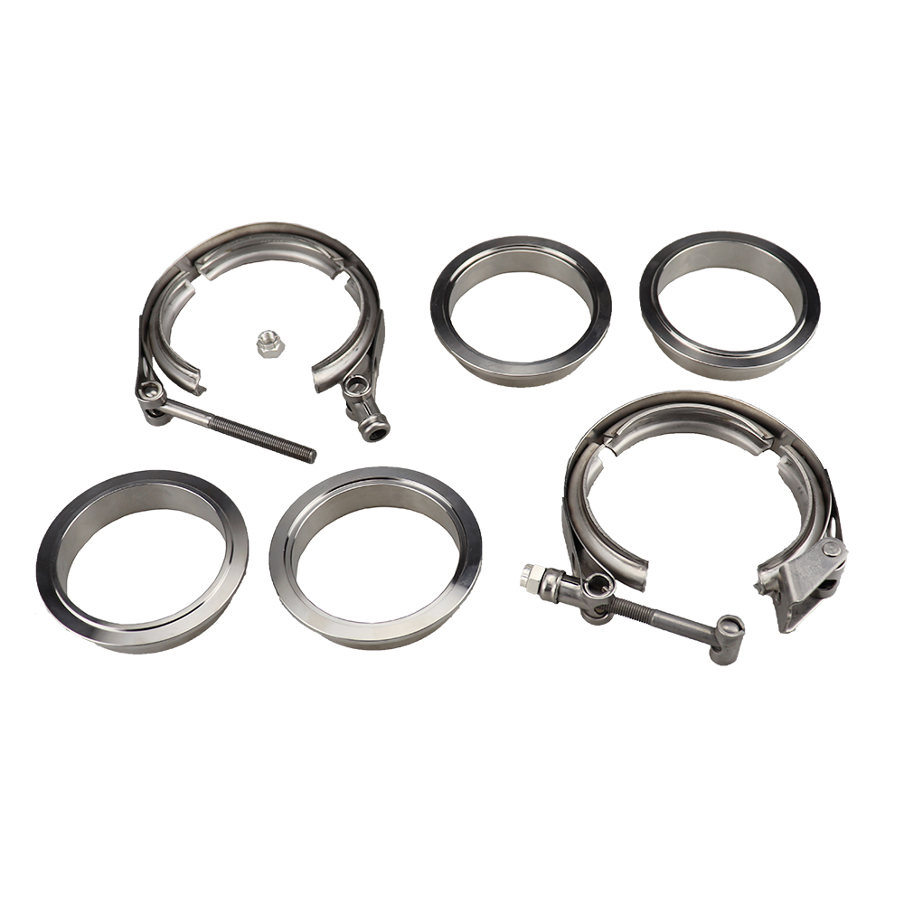 304 Stainless Steel 2' 2.5' 3' - Exhaust V Band Clamp Flange Kit Stainless ulasan dan harga