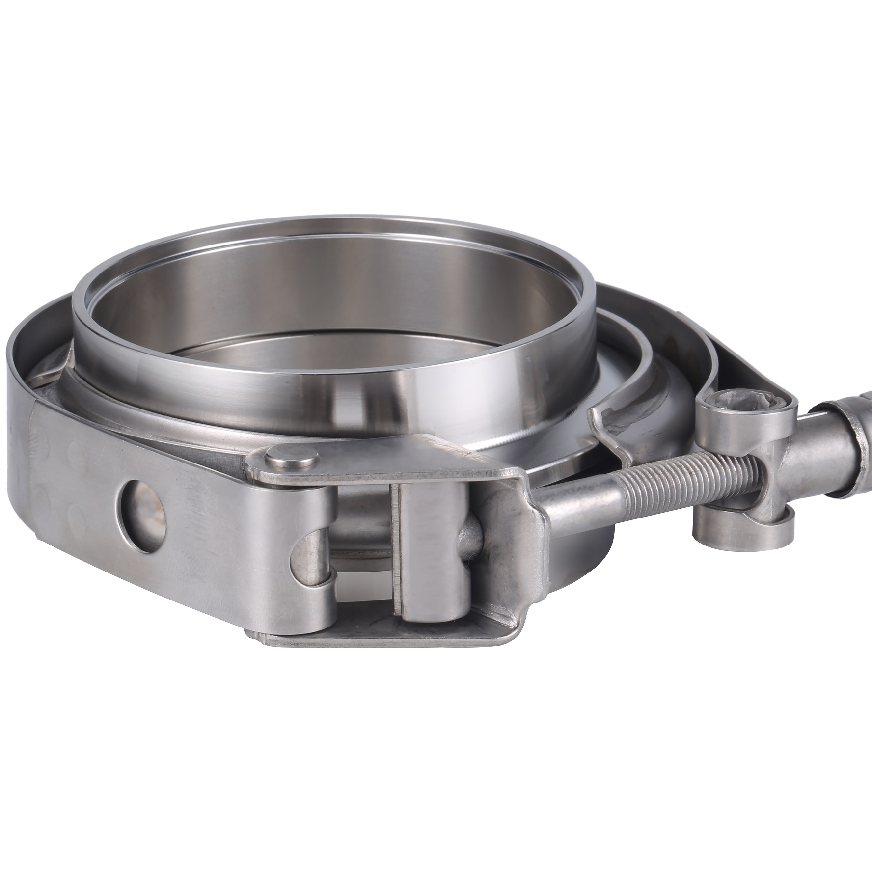 Stainless Steel 2.5' 3' 4' Qui - Exhaust V Band Clamp Flange Kit Stainless ulasan dan harga