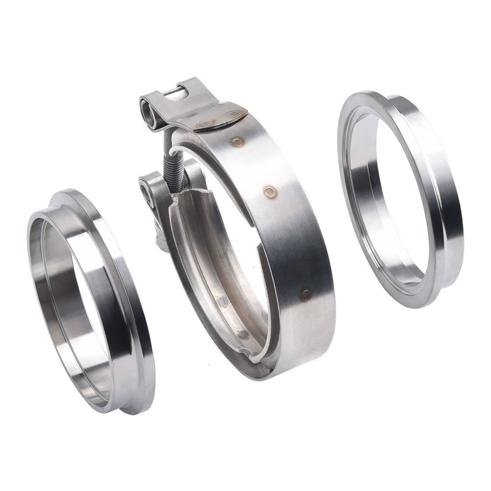 3' 3.25' 3.5' 4' Stainless Ste - Exhaust V Band Clamp Flange Kit Stainless ulasan dan harga