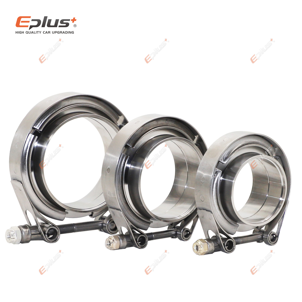 Eplus Car 304 Stainless Steel  - Exhaust V Band Clamp Flange Kit Stainless ulasan dan harga