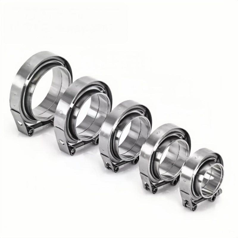For 304 Stainless Steel Univer - Exhaust V Band Clamp Flange Kit Stainless ulasan dan harga