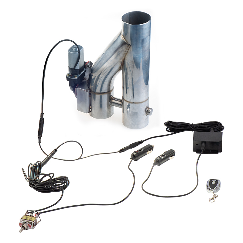 Universal Y Pipe Electric Exha - Dual Exhaust Cutout Valve Y Pipe Stainless ulasan dan harga