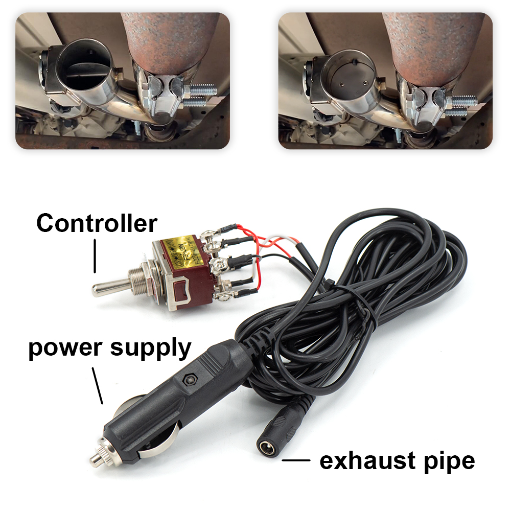 Universal Y Pipe Electric Exha - Dual Exhaust Cutout Valve Y Pipe Stainless ulasan dan harga