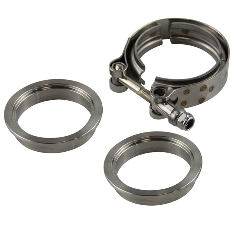 57mm Turbo Exhaust Downpipe Ki - Exhaust V Band Clamp Flange Kit Stainless ulasan dan harga