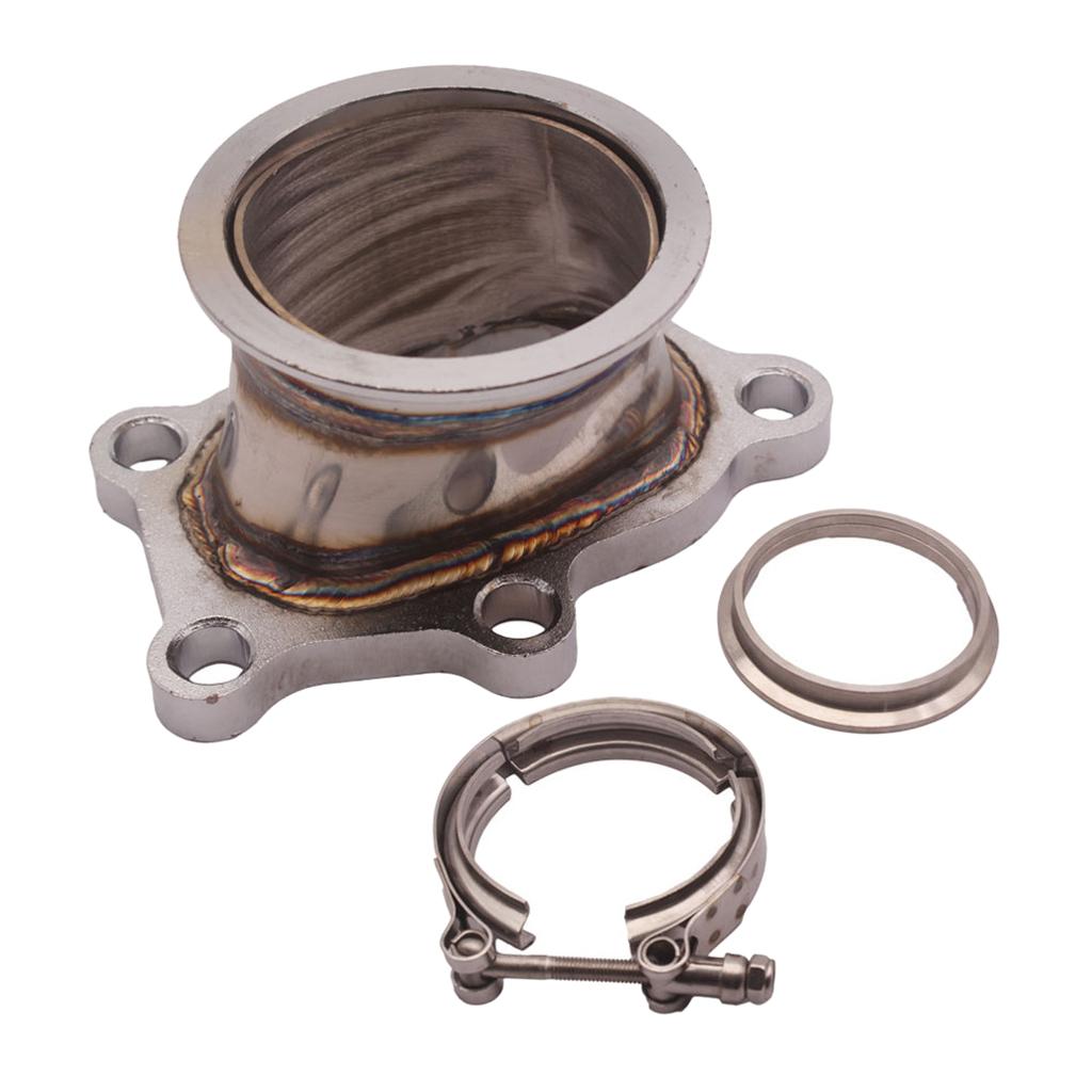 76mm V Band Turbo Flange Stain - Exhaust V Band Clamp Flange Kit Stainless ulasan dan harga