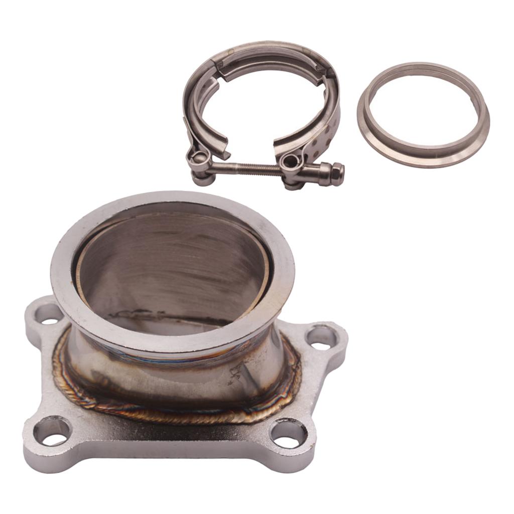 76mm V Band Turbo Flange Stain - Exhaust V Band Clamp Flange Kit Stainless ulasan dan harga