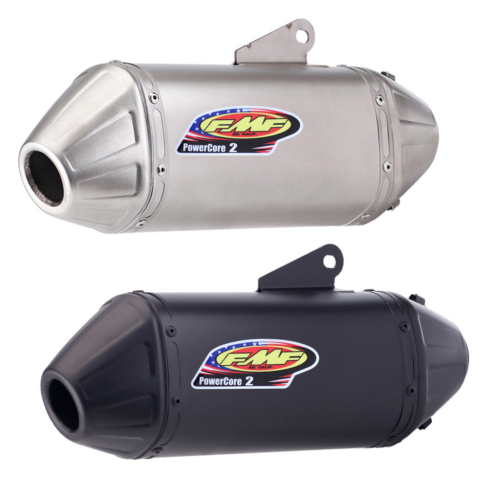 51mm Motorcycle FMF Exhaust Mu - Exhaust Muffler Stainless Steel Universal ulasan dan harga