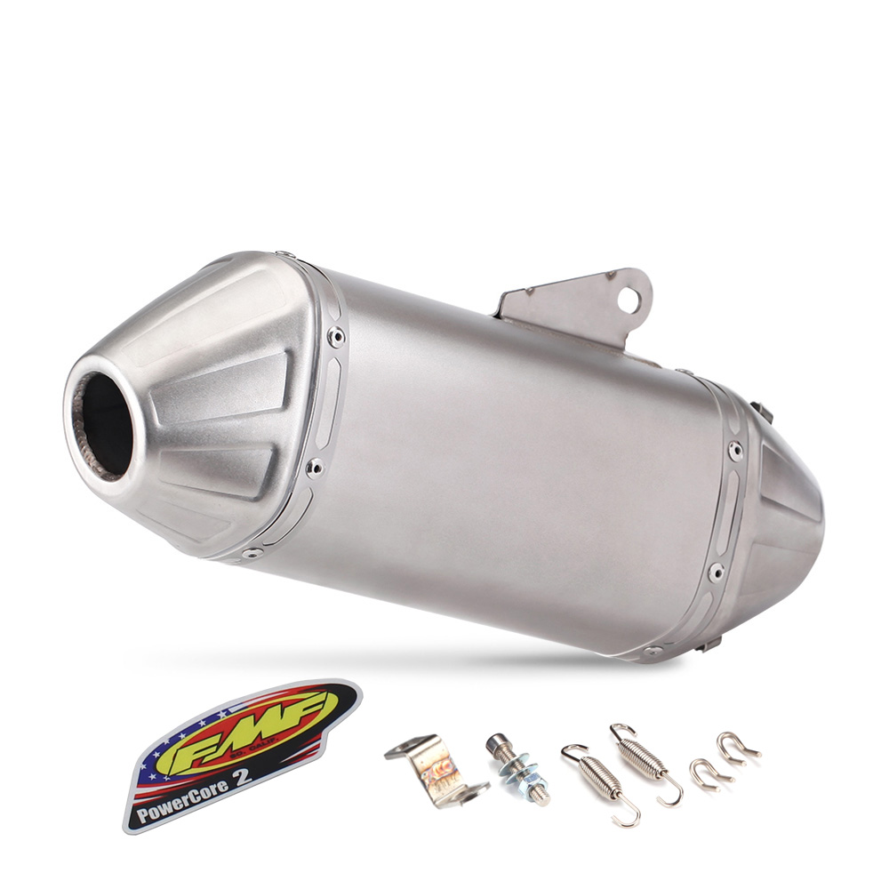 51mm Motorcycle FMF Exhaust Mu - Exhaust Muffler Stainless Steel Universal ulasan dan harga