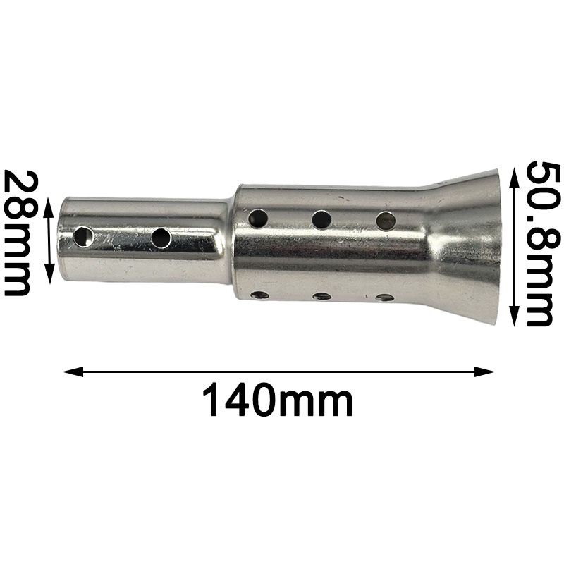 Universal 51mm Motorcycle Exha - Exhaust Muffler Stainless Steel Universal ulasan dan harga