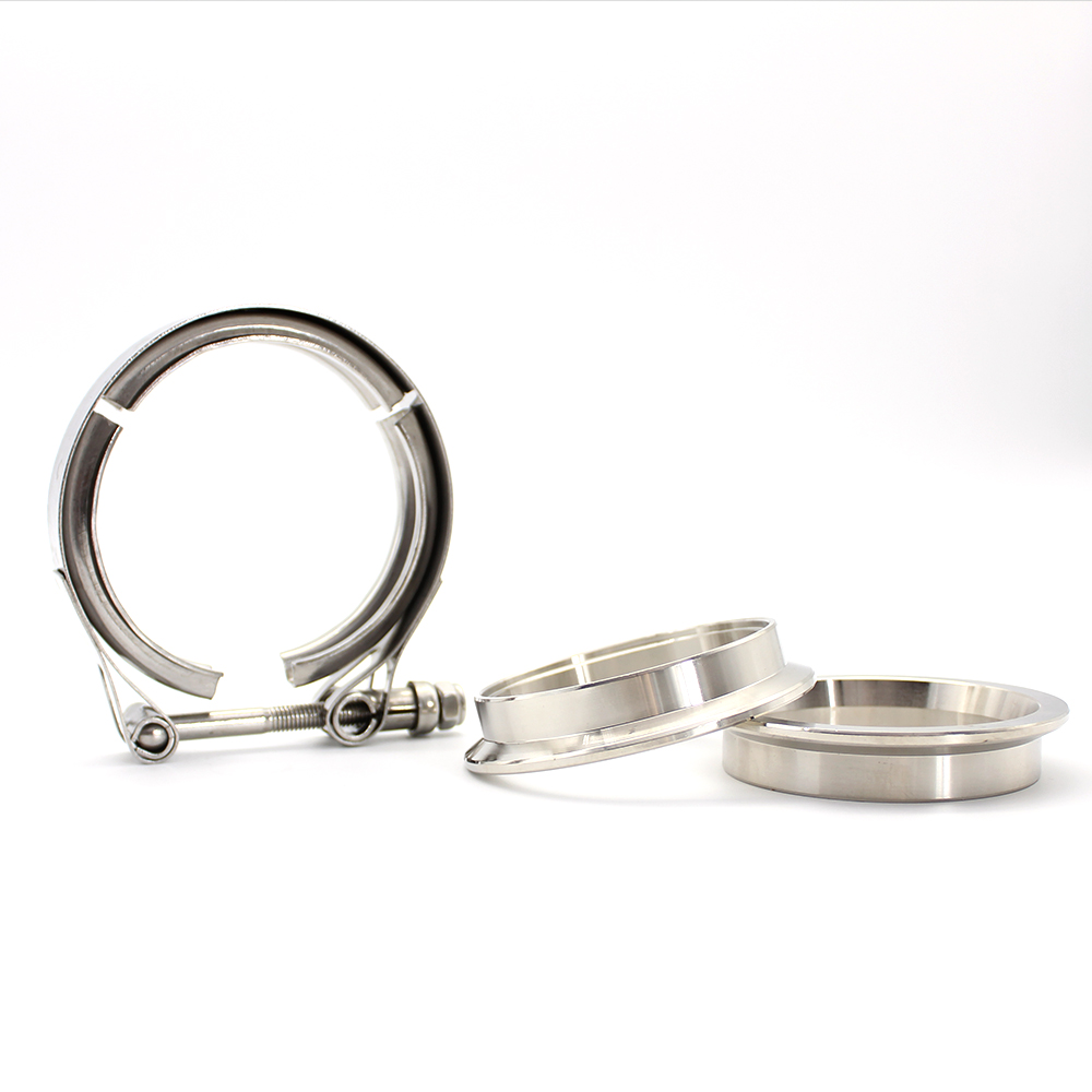 Exhaust V Band Stainless Steel - Exhaust V Band Clamp Flange Kit Stainless ulasan dan harga