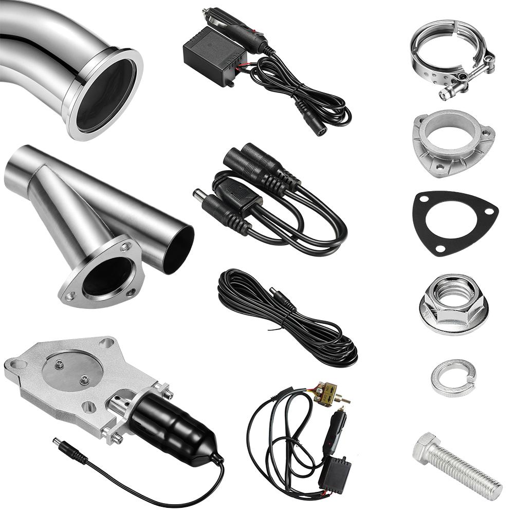 2.0/2.25/2.5/3.0 Inch Dual Man - Dual Exhaust Cutout Valve Y Pipe Stainless ulasan dan harga