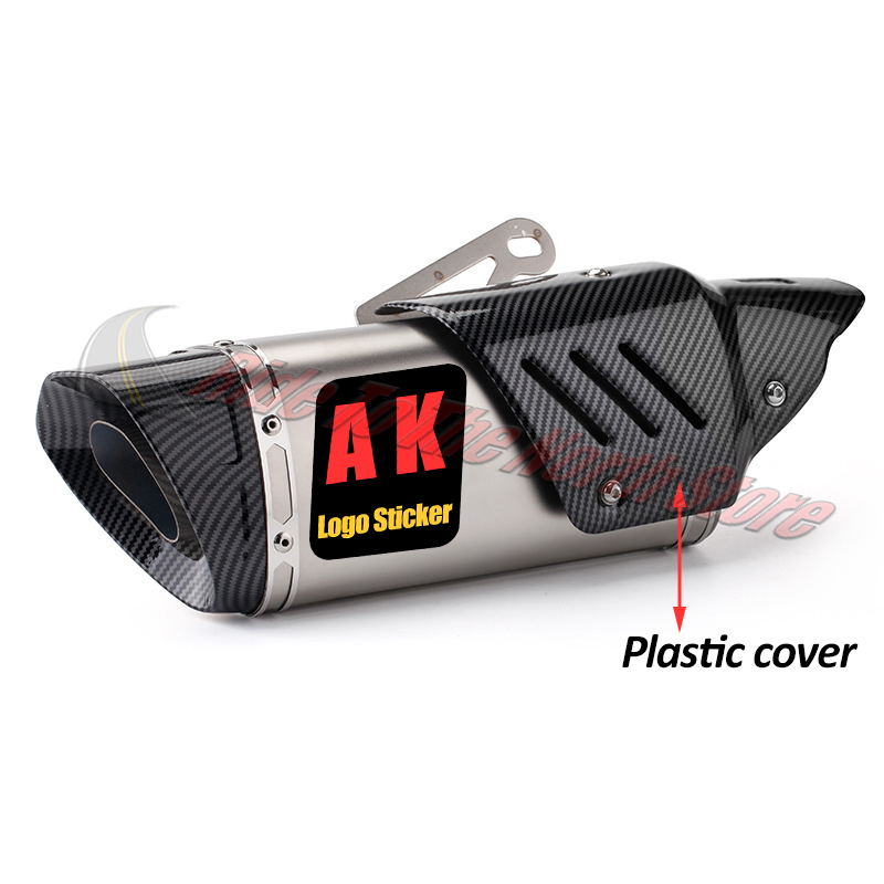 Slip On 51mm Universal Motorcy - Exhaust Muffler Stainless Steel Universal ulasan dan harga