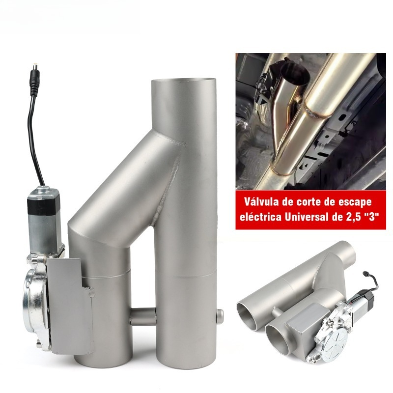Stainless Steel Y Shape Dual E - Dual Exhaust Cutout Valve Y Pipe Stainless ulasan dan harga