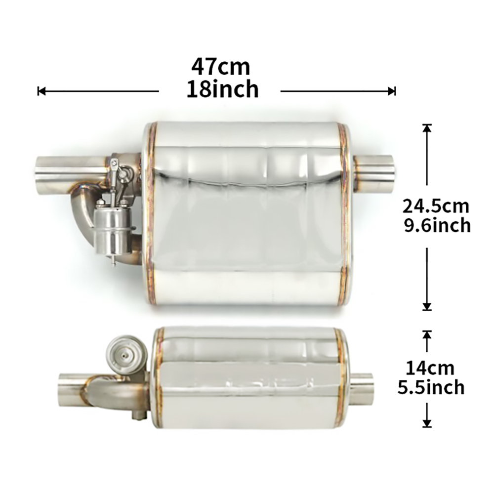 Universal 2/2.25/2.5/2.75/3 in - Exhaust Dump Valve With Wireless Remote ulasan dan harga
