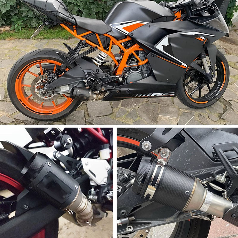 51mm 60mm AR exhaust Austin Ra - Exhaust Muffler Stainless Steel Universal ulasan dan harga