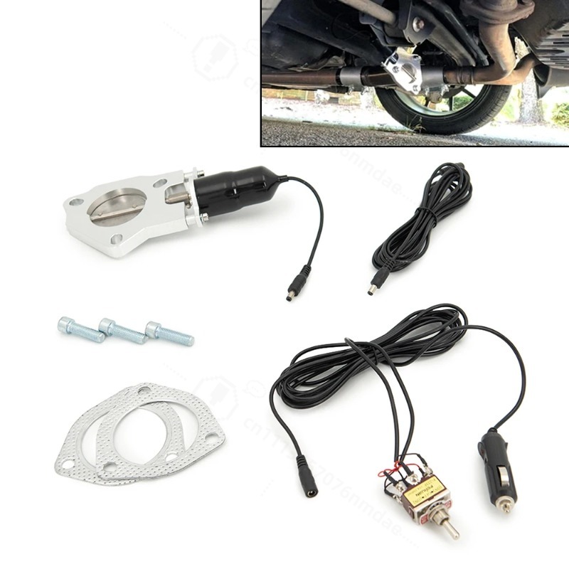 Universal 2.5 inch 3.0 inch Ex - Electric Exhaust Cutout Valve Kit 2.5 3.0 ulasan dan harga