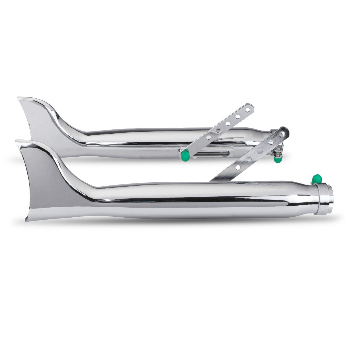 For Universal Motorcycle Retro - Exhaust Muffler Stainless Steel Universal ulasan dan harga