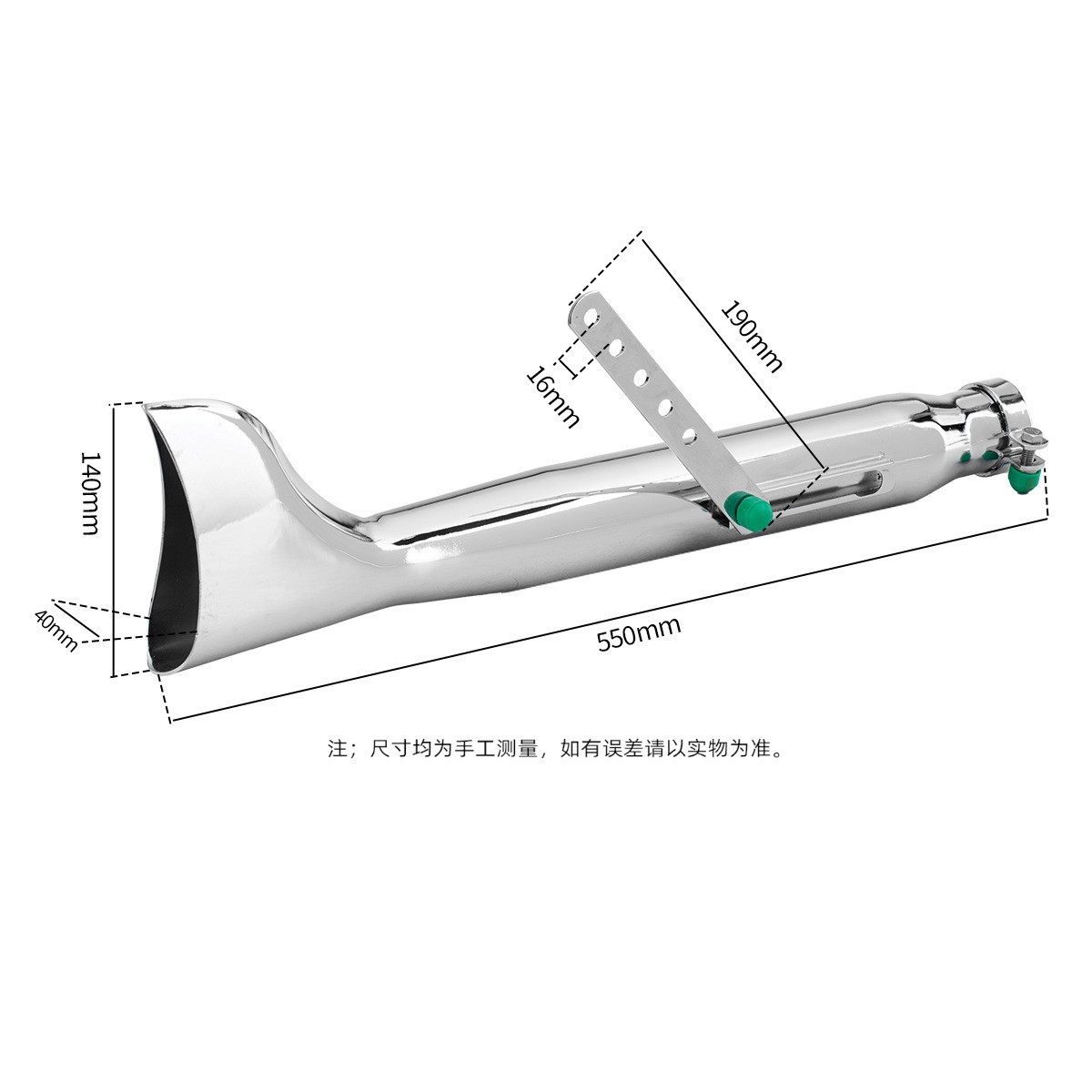 For Universal Motorcycle Retro - Exhaust Muffler Stainless Steel Universal ulasan dan harga