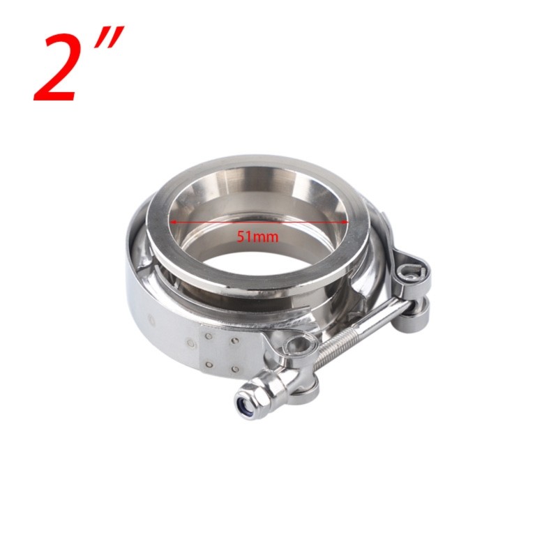 Universal Car Turbo Exhaust Pi - Exhaust V Band Clamp Flange Kit Stainless ulasan dan harga