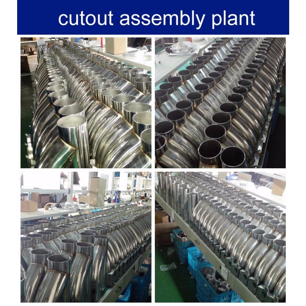Universal Stainless Steel 2,2. - Exhaust Dump Valve With Wireless Remote ulasan dan harga