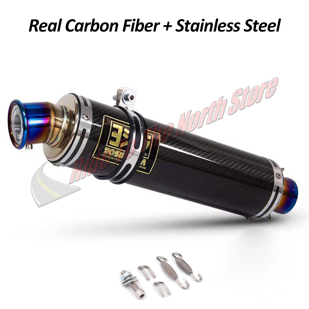 51MM Inlet Universal Longer Yo - Exhaust Muffler Stainless Steel Universal ulasan dan harga