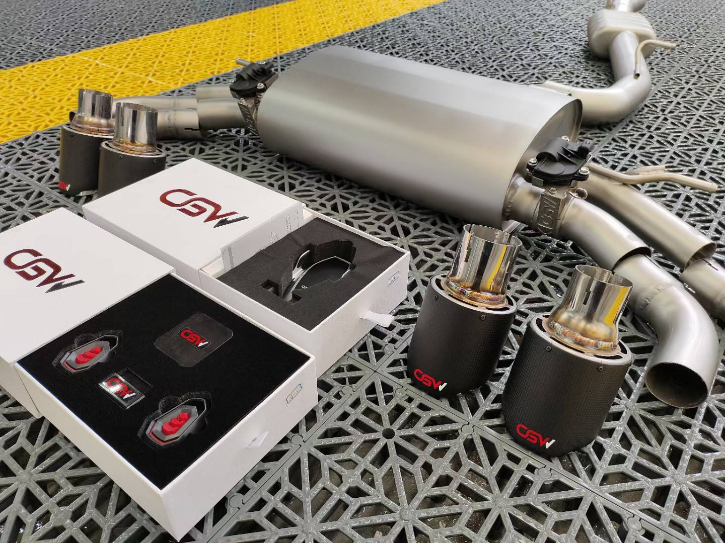 China Manufacturing Factory Wh - Exhaust Muffler Stainless Steel Universal ulasan dan harga