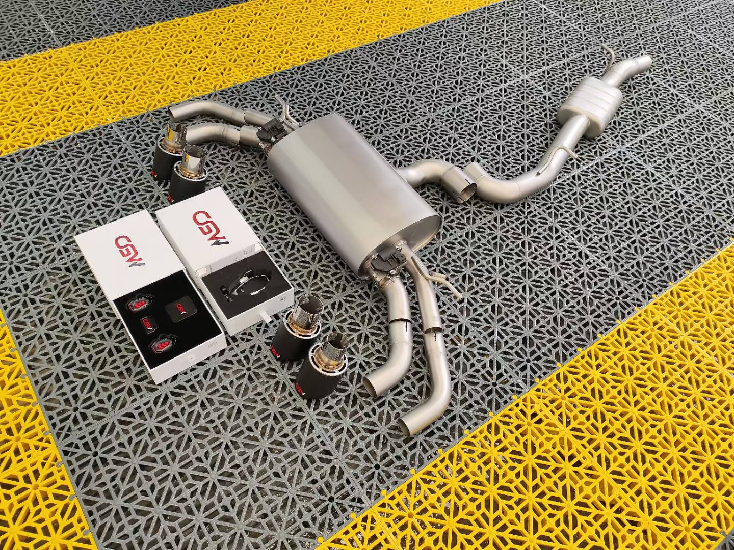 China Manufacturing Factory Wh - Exhaust Muffler Stainless Steel Universal ulasan dan harga