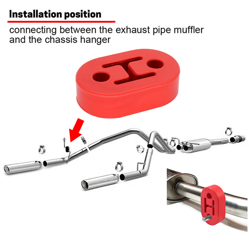 2pcs Universal Car Heavy Duty  - Exhaust Hanger Rubber Insulator Heavy Duty ulasan dan harga