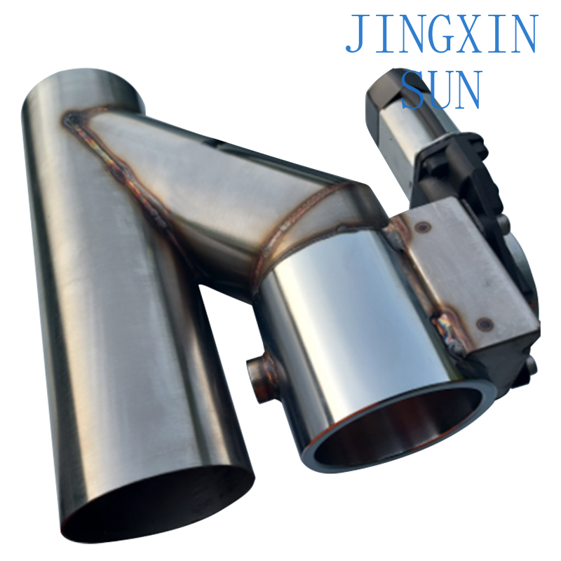 exhaust header pipe stainless  - Dual Exhaust Cutout Valve Y Pipe Stainless ulasan dan harga