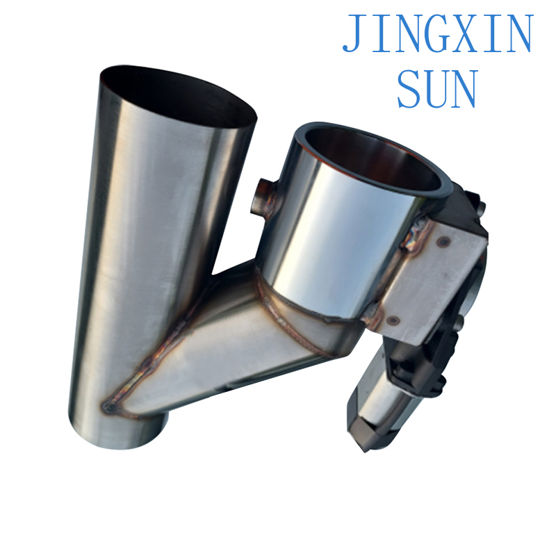 exhaust header pipe stainless  - Dual Exhaust Cutout Valve Y Pipe Stainless ulasan dan harga