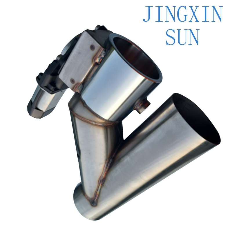 exhaust header pipe stainless  - Dual Exhaust Cutout Valve Y Pipe Stainless ulasan dan harga