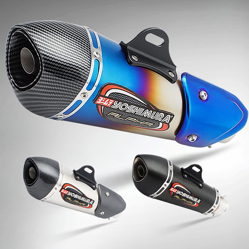 51MM Universal Motorcycle Exha - Exhaust Muffler Stainless Steel Universal ulasan dan harga
