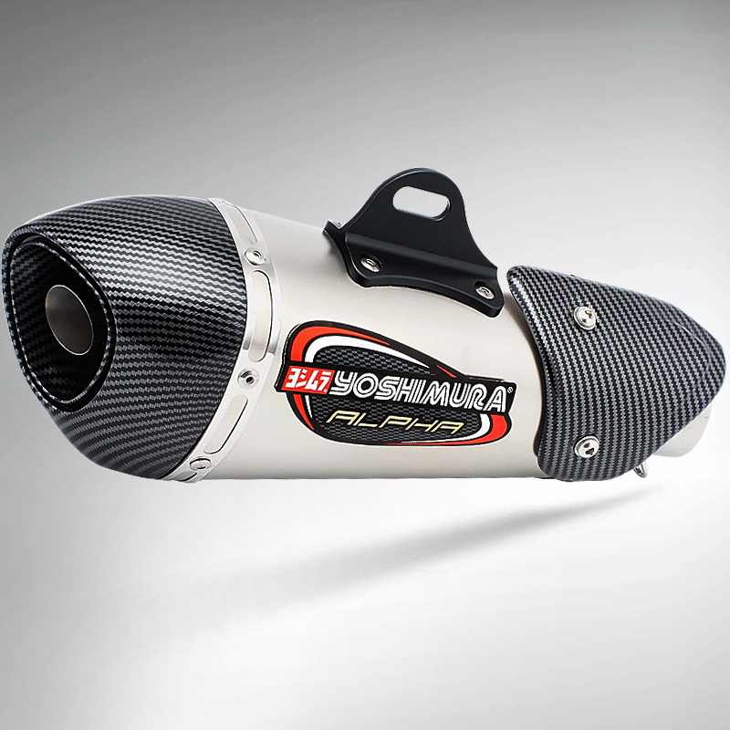 51MM Universal Motorcycle Exha - Exhaust Muffler Stainless Steel Universal ulasan dan harga