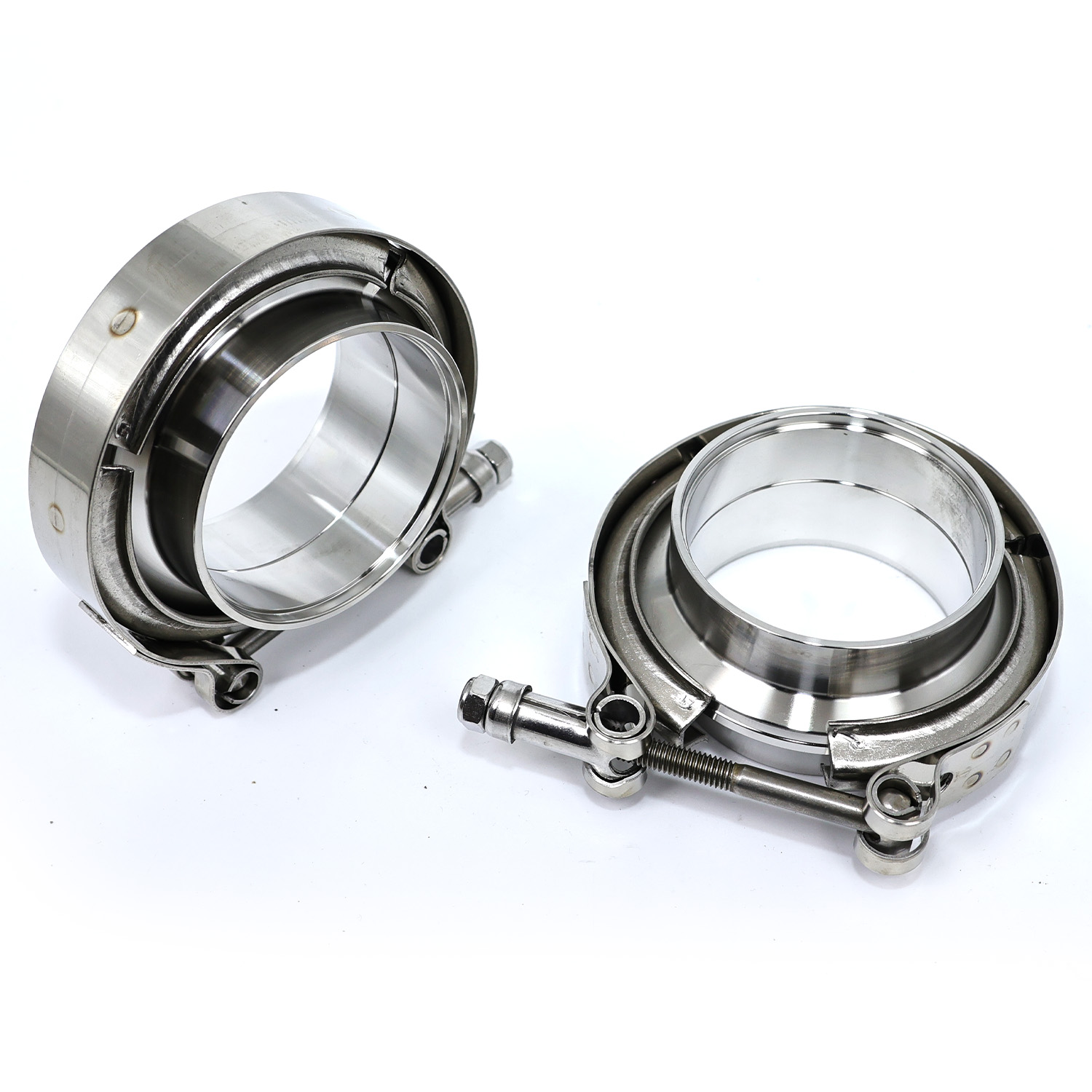 Universal 304 Stainless Steel  - Exhaust V Band Clamp Flange Kit Stainless ulasan dan harga