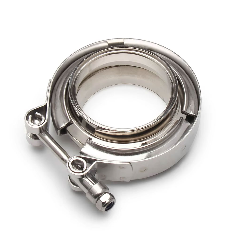 Universal Male Female Flange V - Exhaust V Band Clamp Flange Kit Stainless ulasan dan harga