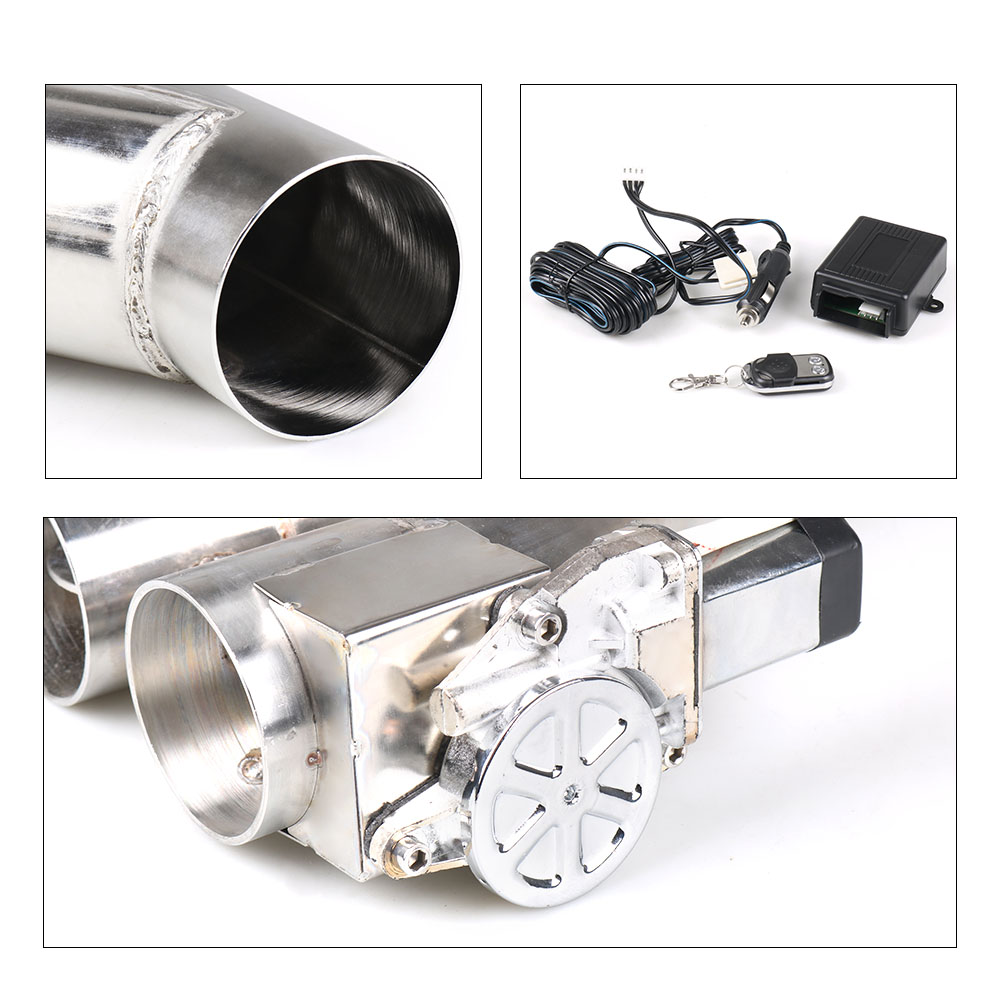 Stainless Steel Headers 2.25'' - Dual Exhaust Cutout Valve Y Pipe Stainless ulasan dan harga